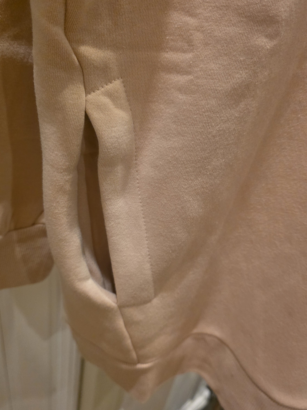 Zenana Outfitters Women's Crewneck Sweatshirt in Blush Tan - Picture 3 of 4